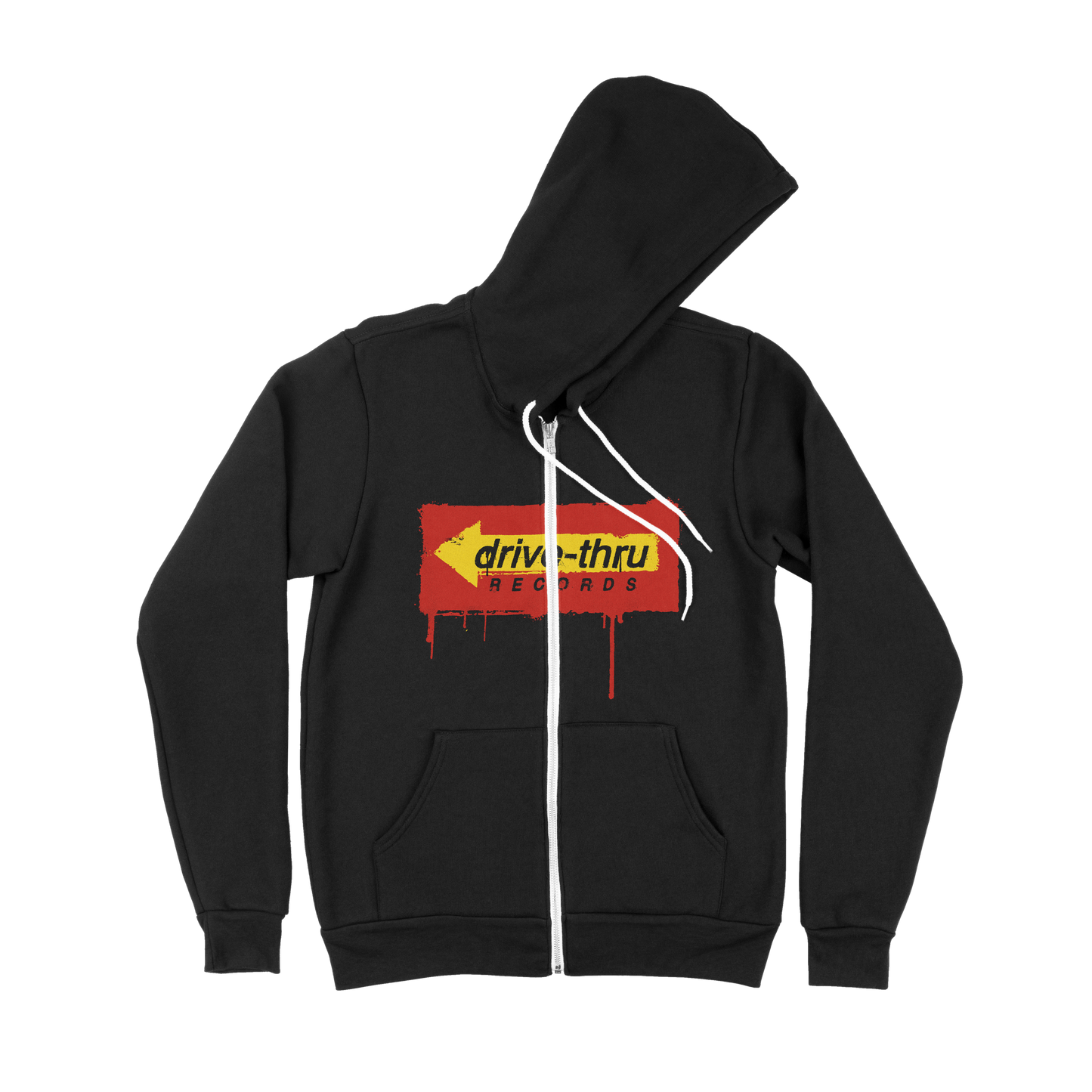 Drive-Thru Records - Zip Up Hoodie - Black
